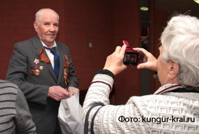В Кунгурском районе ветеранов поздравили с Днём Победы