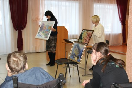 Студенты Кунгурского техникума-интерната заинтересовались творчеством депутата Т.М. Высоцкой