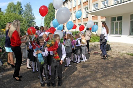 1 сентября в школе №12 города Кунгура
