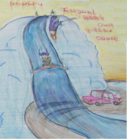 Детский конкурс рисунков «С уважением к дороге» прошел в Кунгуре 