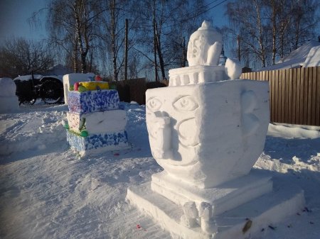 В Кунгурском районе состоялся 10 районный конкурс снежных фигур