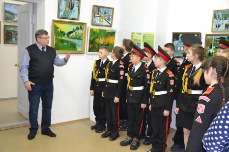 В Кунгуре открылась выставка картин, посвященная памяти ветерана МВД, самодеятельного художника Г.Н. Кошкина